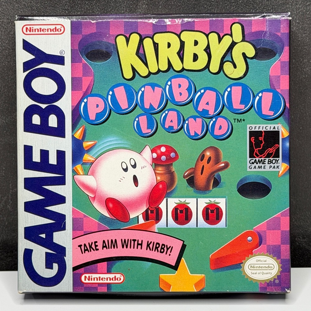 Nintendo Gameboy Kirby's Pinball Land BOX MANUAL INSERTS ONLY No Game 1993